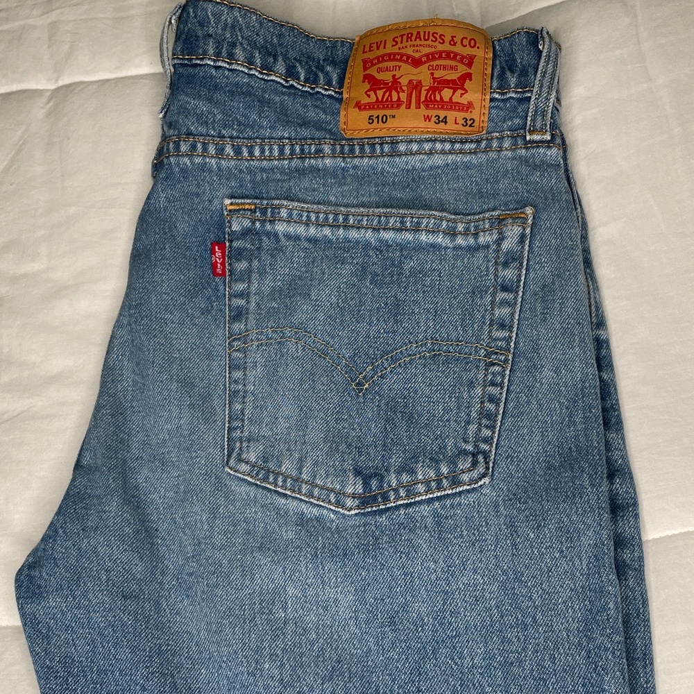 Levi's Men's 34 X 32 Denim Skinny Jeans Levi's 510™ Skinny Fit Men's Jeans. 👖